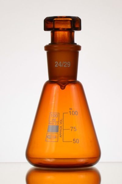 Flask Erlenmeyer, Conical, Narrow Mouth
